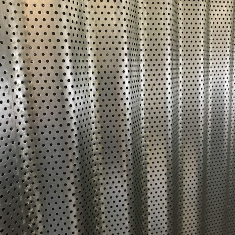 How is perforated metal made