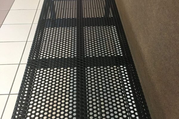 perforated metal for benches, custom perforated metal in georgia